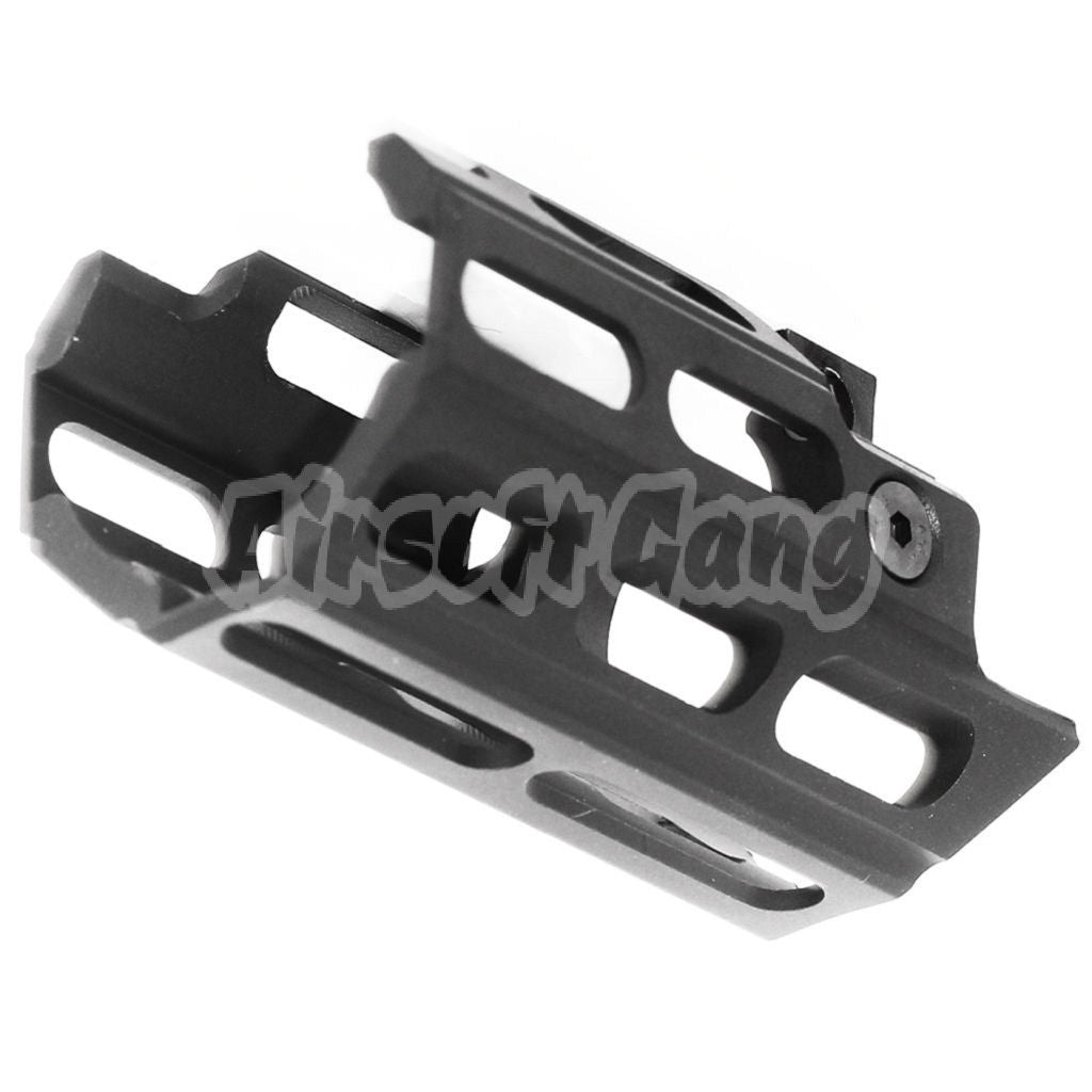 77mm M-LOK Rail System Handguard For WELL Tokyo Marui MP5K AEG GBB SMG Airsoft Black