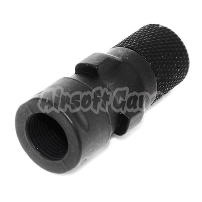 CYMA QD Flash Hider with Muzzle Adaptor For CM041 CM049 MP5 AEG Airsoft Black