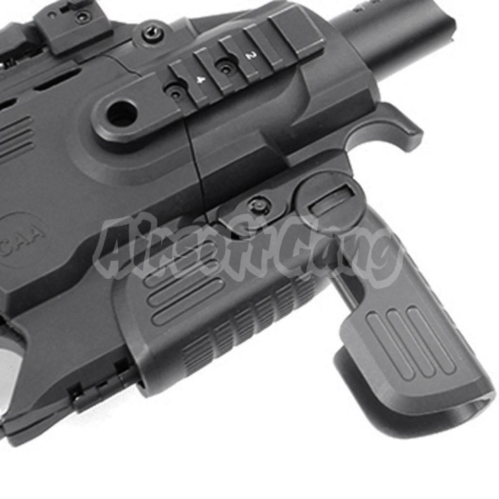 CAA Roni Pistol Carbine Conversion Kit For KSC KJ Works WE Tokyo Marui M9 M92F M9A1 GBB Pistol Black