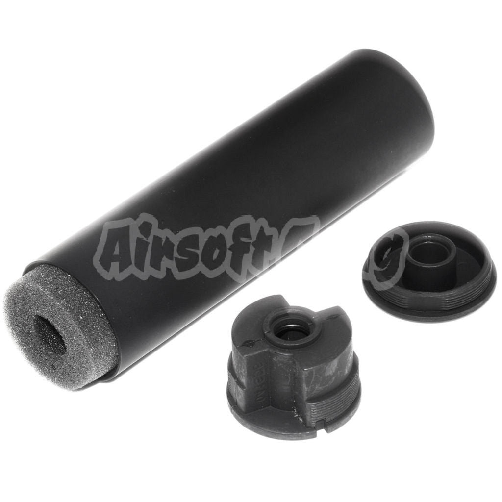 CYMA 142mm MP5SD6 Suppressor Silencer Barrel Extension AEG Black