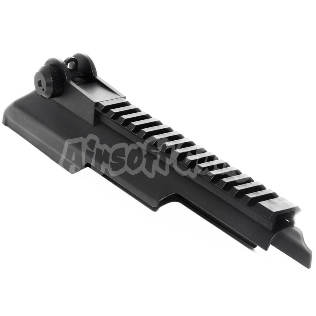 AKS74U Upper Receiver Cover with 20mm Tactical Rail Rear Sight For CYMA Tokyo Marui AKS74U Series AEG Airsoft Black