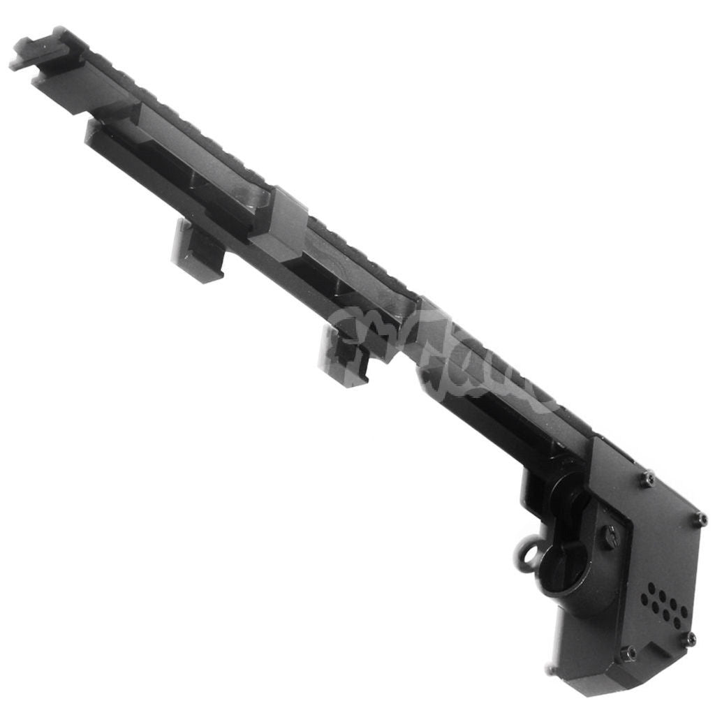 328mm Swordfish Conversion Strike Kit Top Rail For MP5K PDW Jing Jong JG / CYMA / Echo1 / ICS / Classic Army / Tokyo Marui AEG Airsoft Black