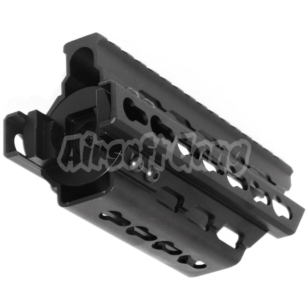 BATTLEAXE 166mm CNC P90 Keymod RAS Rail System Handguard For Tokyo Marui P90 AEG Airsoft Black