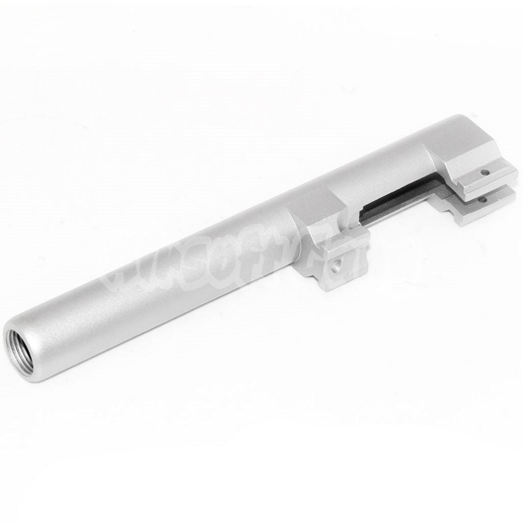 BELL 122mm Outer Barrel +11mm CW For BELL KSC M9 Series GBB Airsoft Pistol Silver