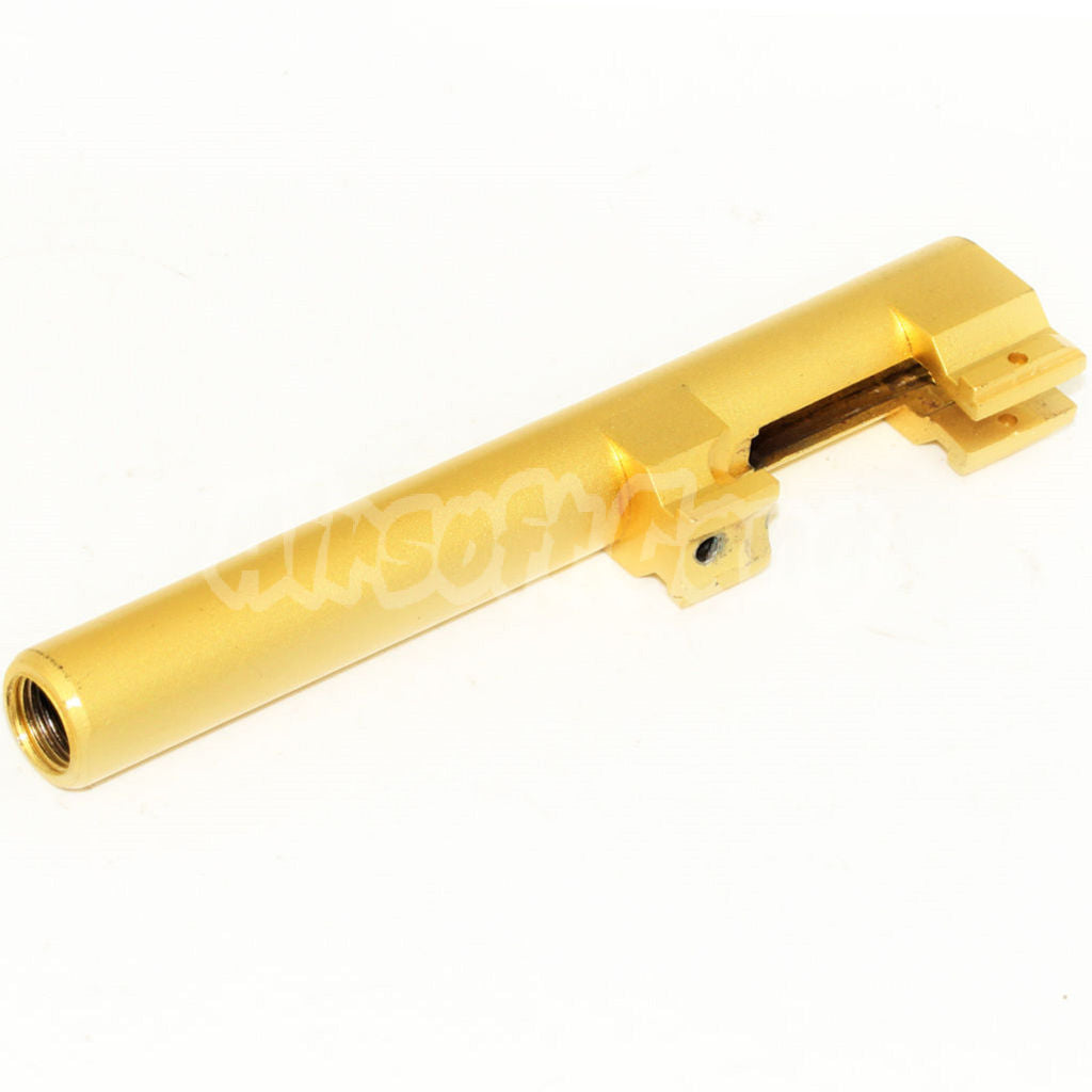 BELL 122mm Outer Barrel +11mm CW For BELL KSC M9 Series GBB Airsoft Pistol Gold