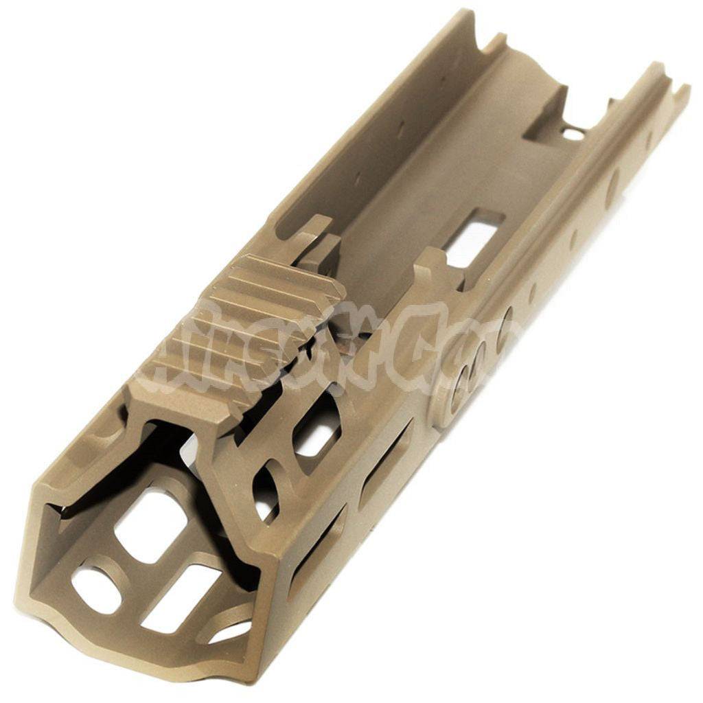 PTS Kinetic MREX M-LOK Handguard Rail For VFC WE Cybergun Tokyo Marui Recoil Shock SCAR Dark Earth DE