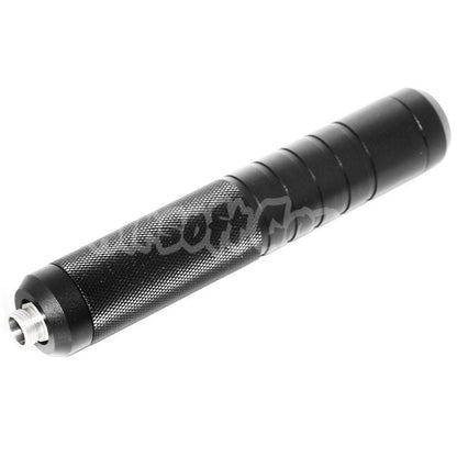 Airsoft 5.75" Noise Damping Bowl Suppressor Silencer with 12pcs Plastic Baffles Black