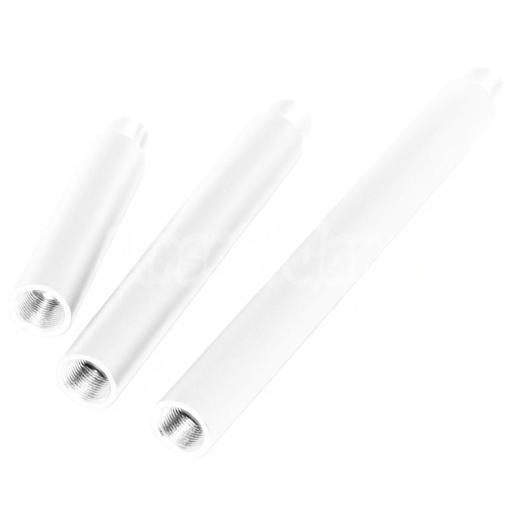 Airsoft 3pcs 76mm/126mm/177mm 379mm CQB Extended Outer Barrel -14mm CCW AEG GBB Silver