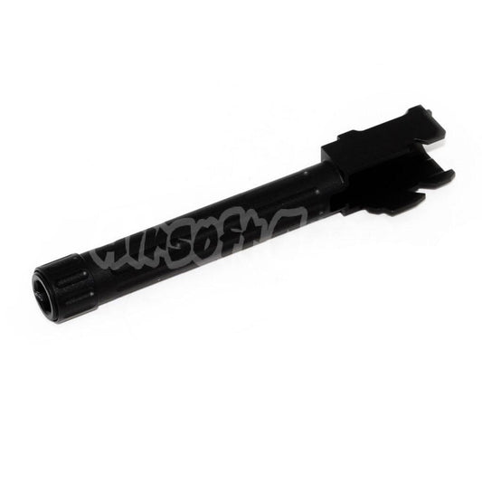 Airsoft 5KU 9INE Style Threaded Outer Barrel -14mm CCW for Tokyo Marui G17 GBB Black