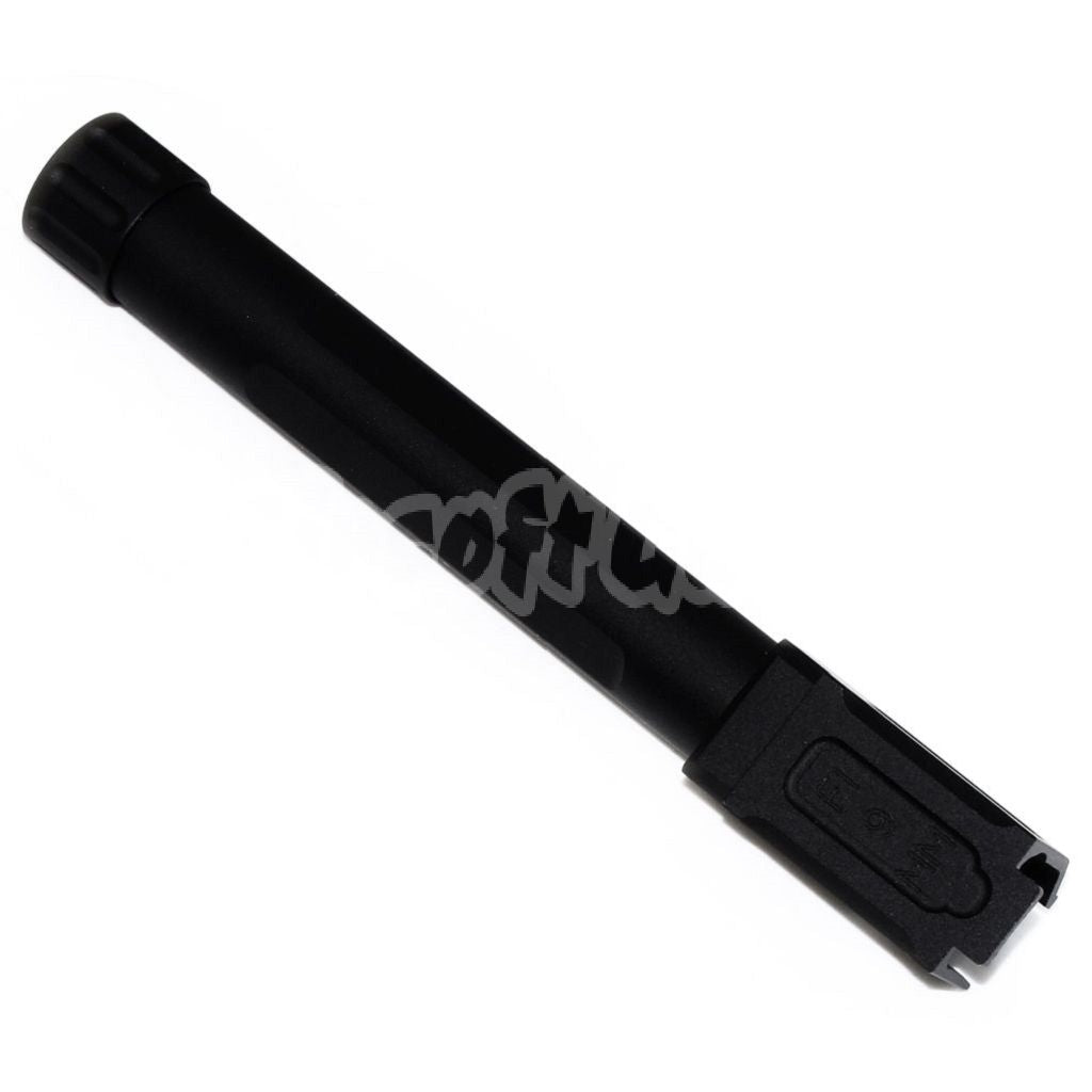 Airsoft 5KU FI 9 MM Style Threaded Outer Barrel -14mm CCW for Tokyo Marui G17 GBB Black