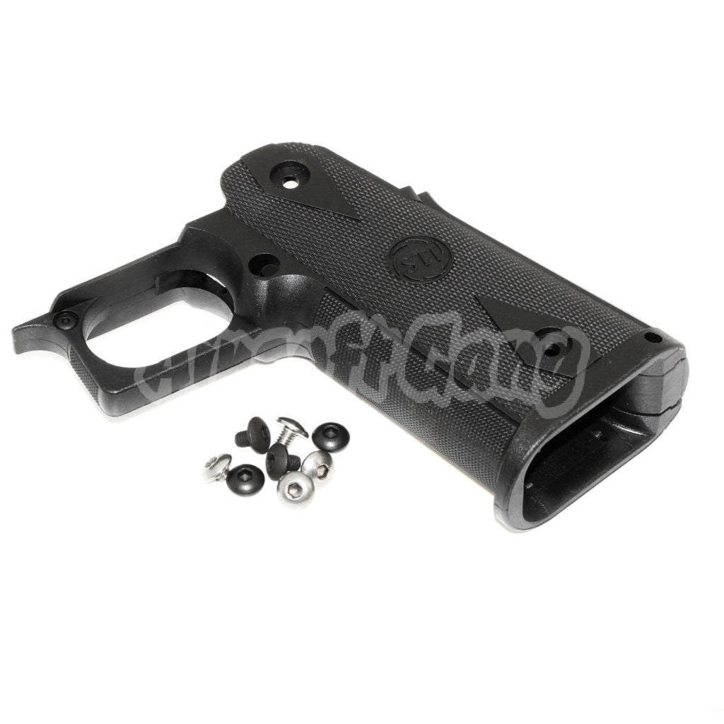 Airsoft 5KU STI Style Nylon Pistol Grip for Tokyo Marui Hi-Capa 5.1 4.3 GBB Pistol Black