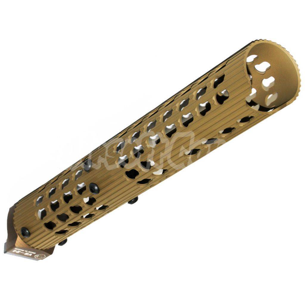 Airsoft 5KU VS-24 Tubular Keymod Handguard for AKM AK74 AK103 Series AEG Desert Tan
