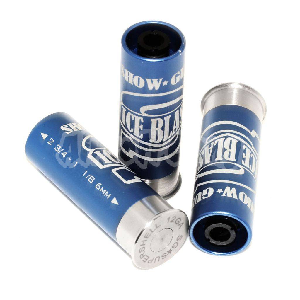 Airsoft ShowGuns 3pcs 6rd S-ICE Blast Co2 Gas Shell for 20mm Launcher M870 Shotgun KPS TT33 Shot Launcher PPS 870 Tanaka Shotguns