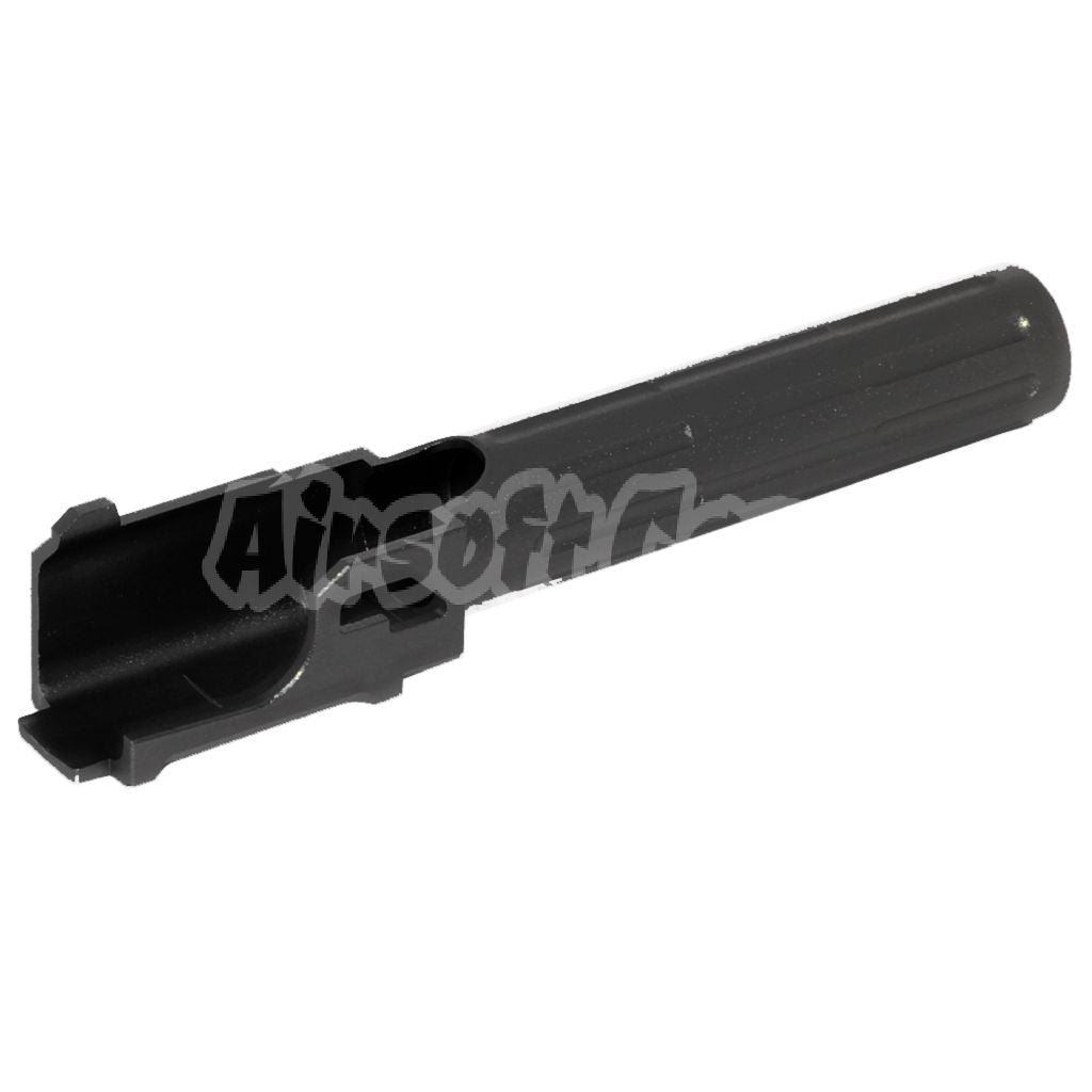 Airsoft 5KU 98mm/102mm 9INE Style Non-Threaded Outer Barrel for Tokyo Marui G19 GBB Black