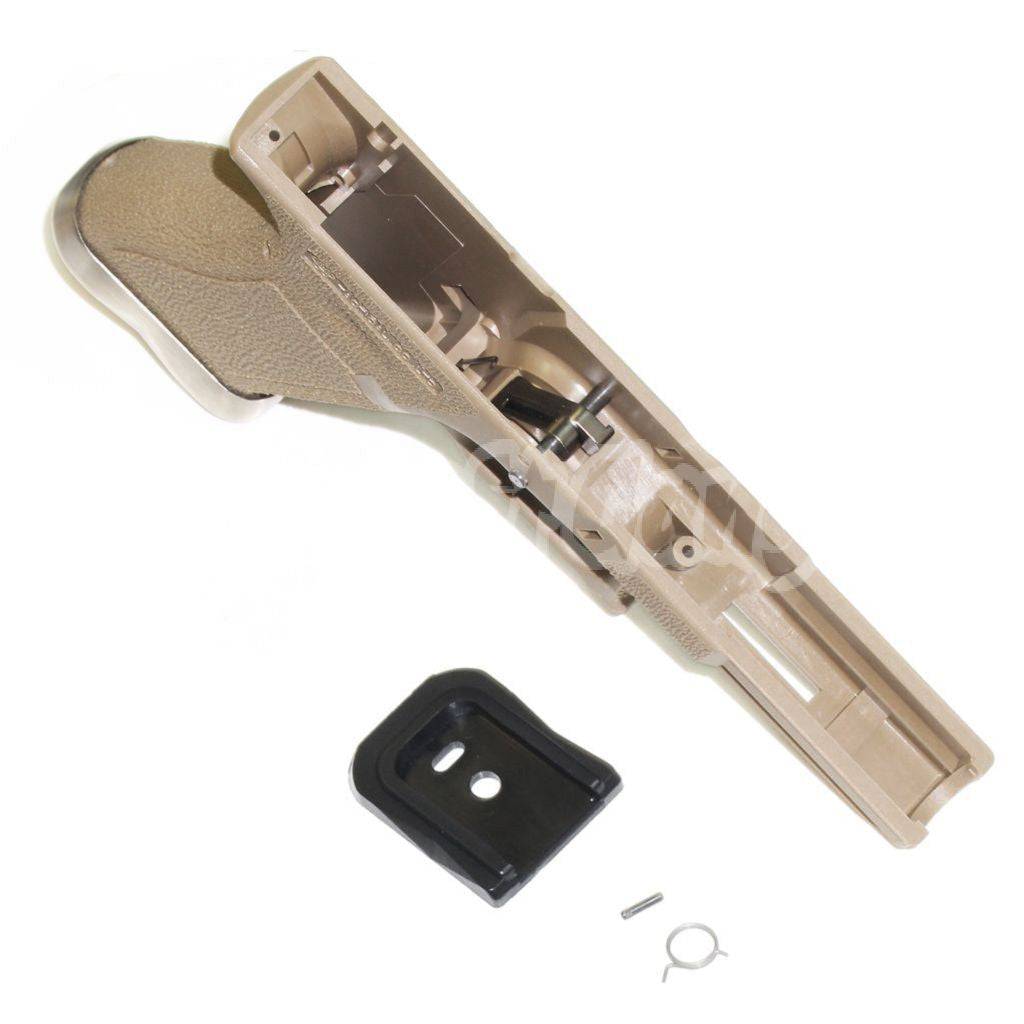 WE (WE-TECH) Archives Custom IPSC Lower Frame For Tokyo Marui AW WE G17 G18C G34 G35 GBB Pistols Tan