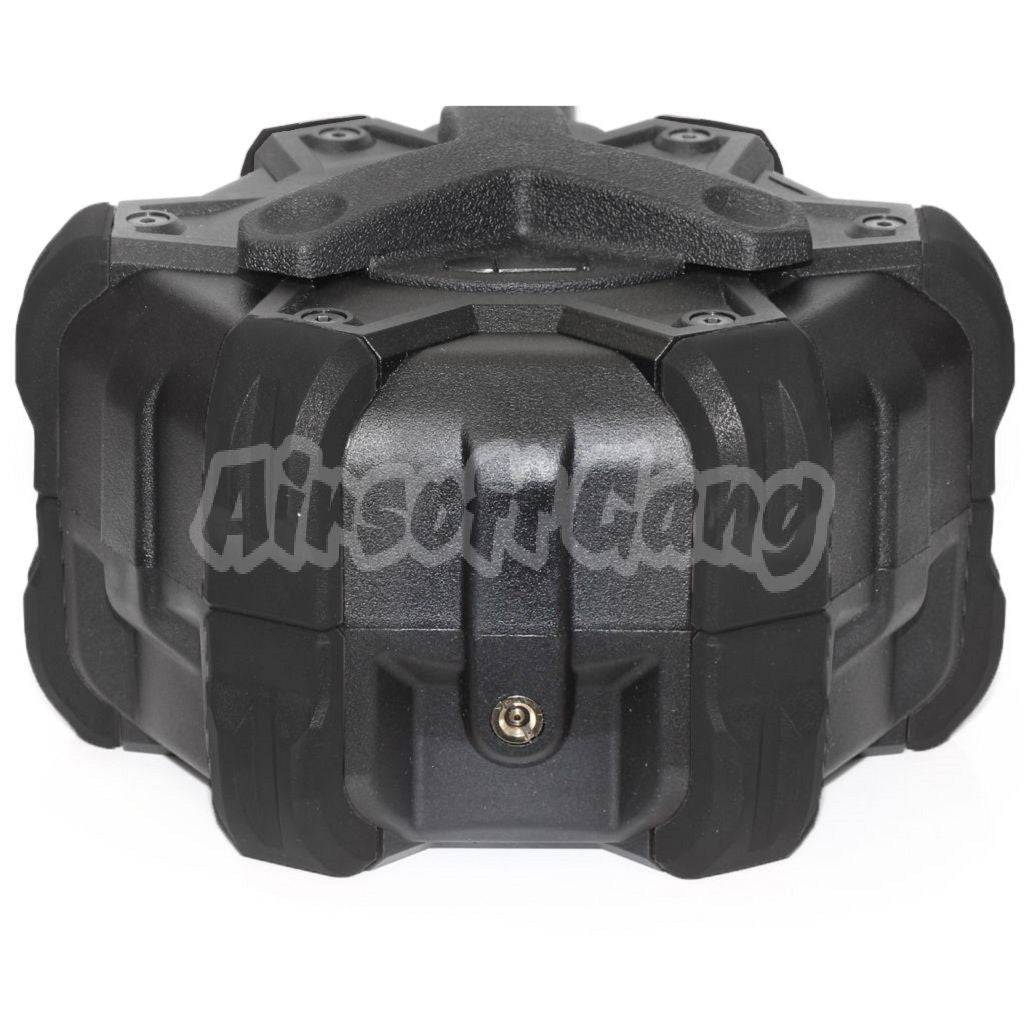 Airsoft Armorer Works AW Custom 350rd Gas Adaptive Drum Magazine for ARMY R501 R601 / KJ KP-05 / Zeon / EMG SAI / AW / WE / Tokyo Marui Hi-Capa GBB Pistol Black