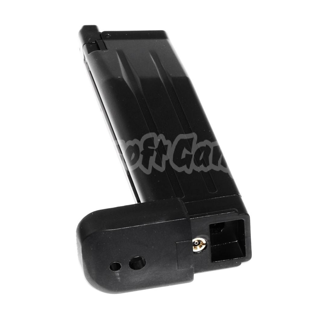 Airsoft Armorer Works AW 30rd Gas Magazine for ARMY R501 R601 / KJ KP-05 / Zeon / EMG SAI STI TTI / AW / WE / Tokyo Marui Hi-Capa GBB Pistol Black