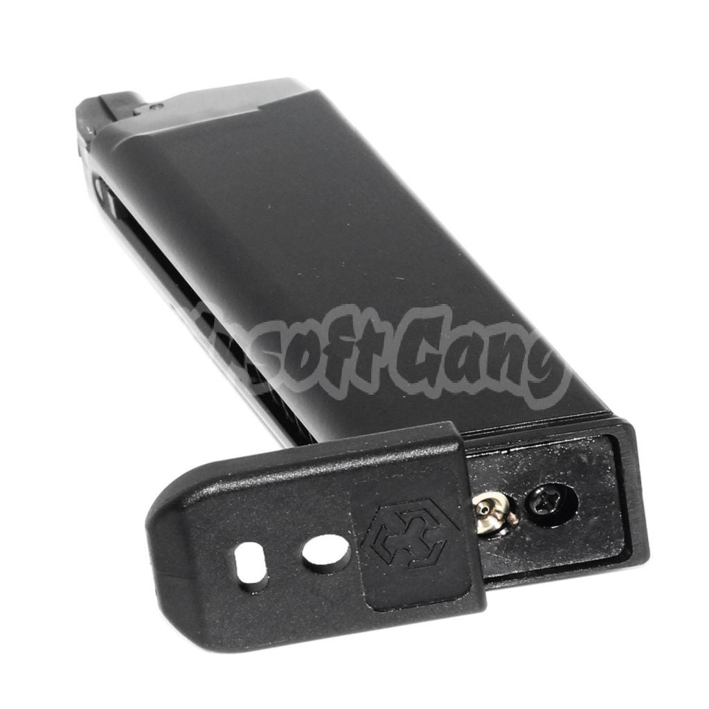 Armorer Works AW 27rd MOS Gas Magazine for Optic Ready Slide Version EMG SAI BLU WE Galaxy AW VX7 VX9 G17 G19 GBB Pistol Black