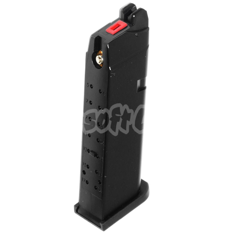 Armorer Works AW 27rd MOS Gas Magazine for Standard Slide Version EMG SAI BLU WE AW VX7 VX9 G17 G19 GBB Pistol Black