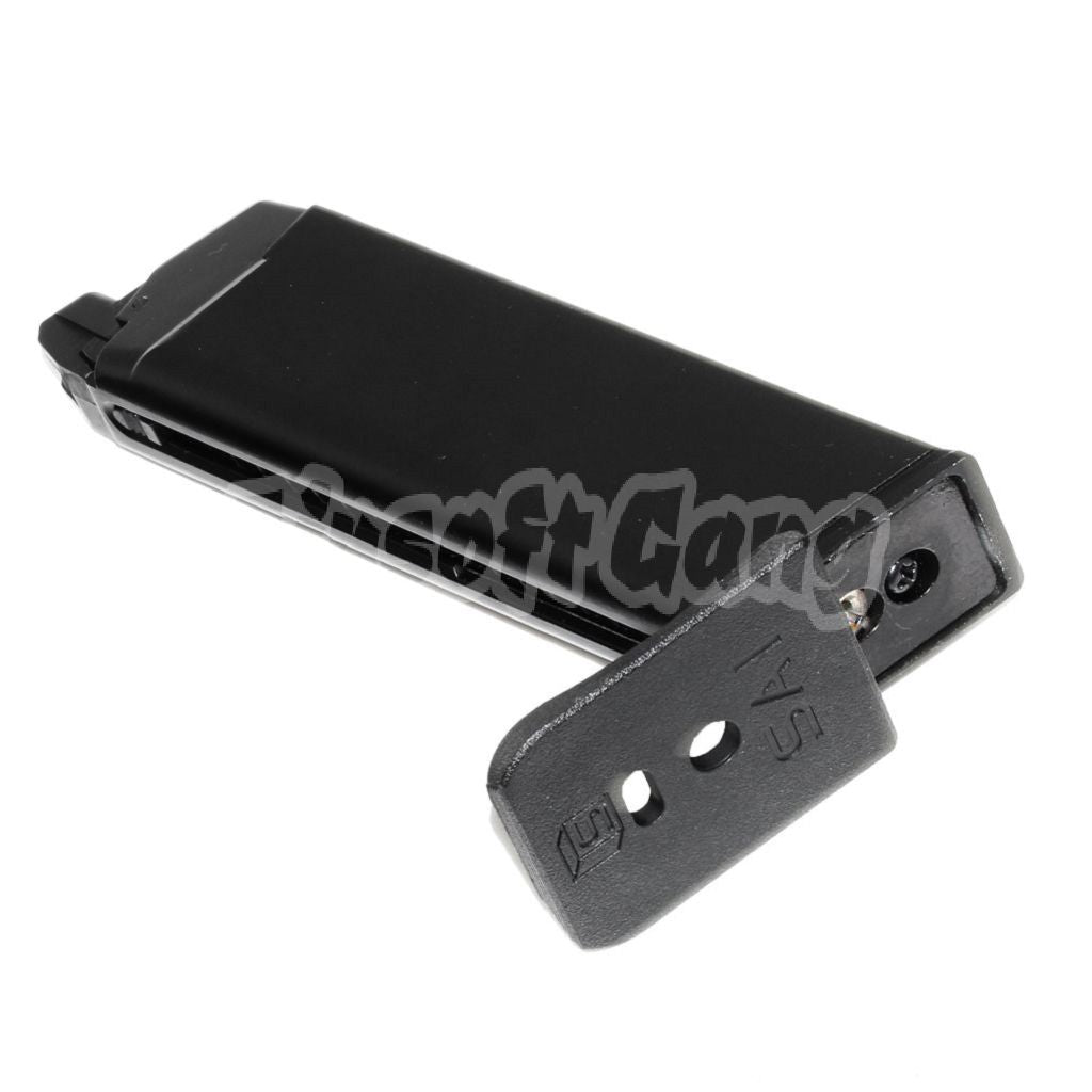 EMG SAI™ BLU 25rd MOS Gas Magazine for Optic Ready Slide Version EMG SAI BLU STANDARD COMPACT / WE Galaxy / AW VX7 VX9 G17 G19 GBB Pistol Black