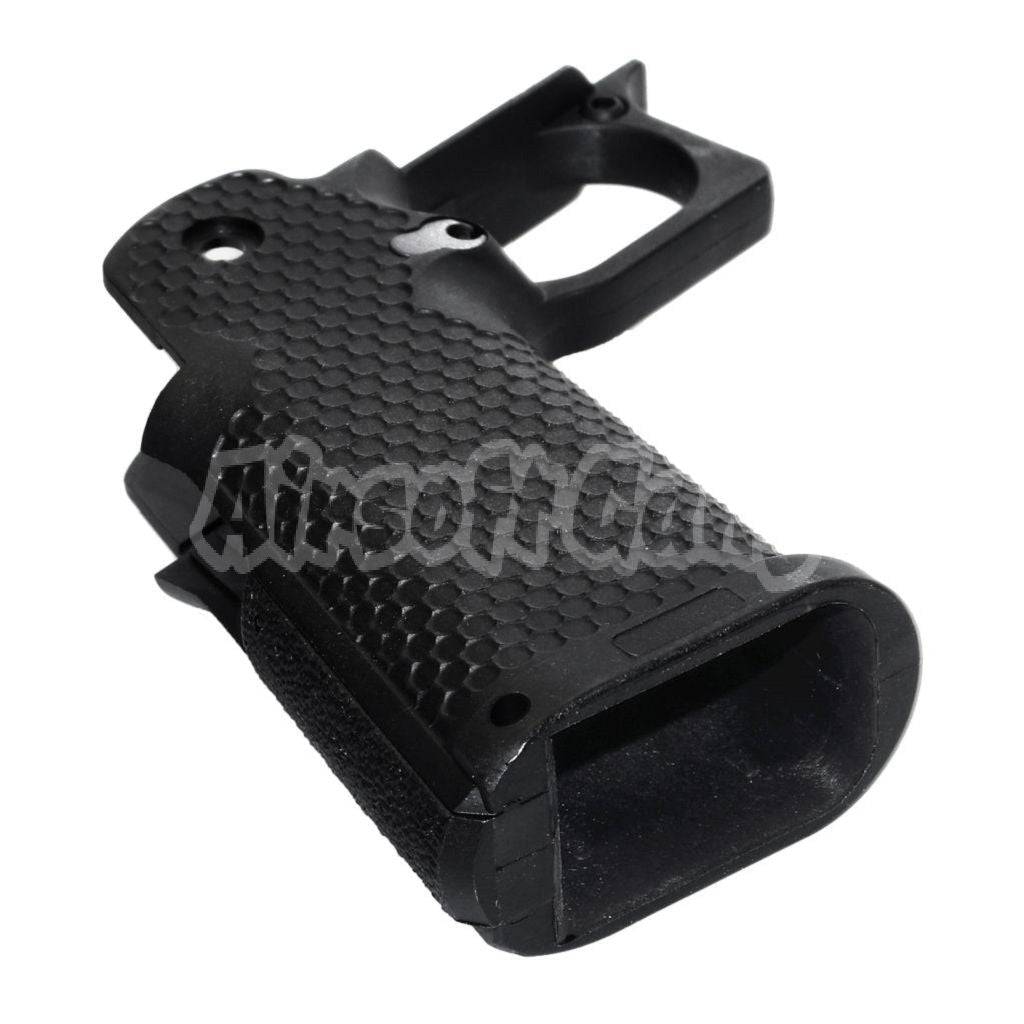 Airsoft Armorer Works AW HX #2 Hexagon Pistol Grip For EMG AW WE Tokyo Marui Hi-Capa GBB Pistol Black
