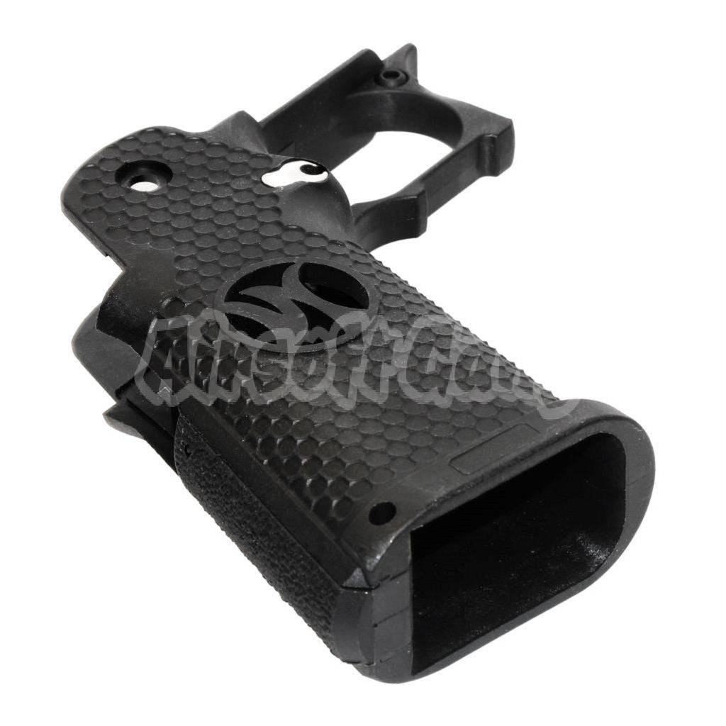 Airsoft Armorer Works AW HX #3 Hexagon Pistol Grip For EMG AW WE Tokyo Marui Hi-Capa GBB Pistol Black