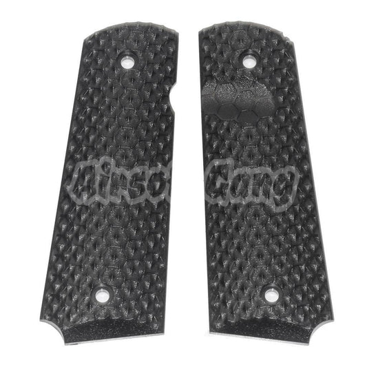 Airsoft Armorer Works AW HEX Pistol Grip Cover For BELL ARMY AW WE KJ Tokyo Marui M1911 M.E.U SERIES 70 M45A1 WARRIOR GBB Pistol Black
