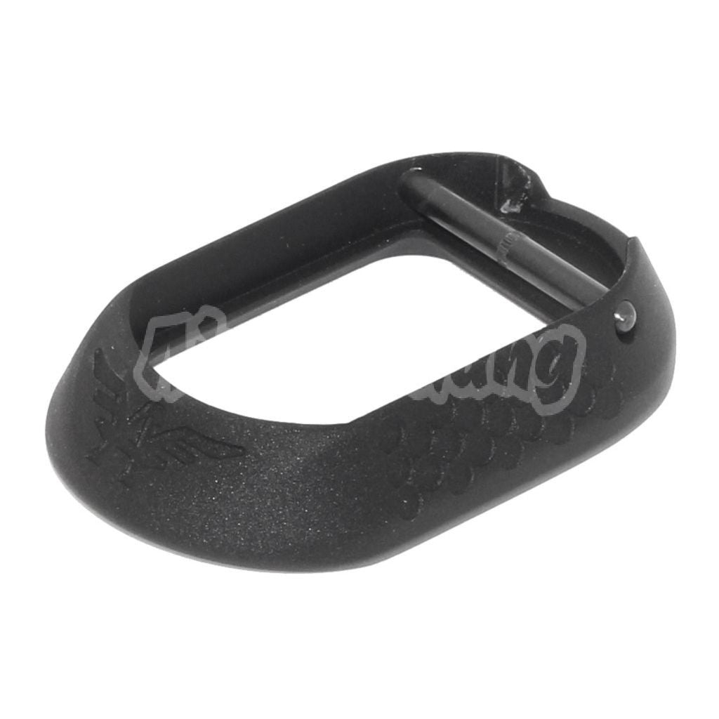 Airsoft Armorer Works AW HX Engraved Flared Extended Magwell For AW WE Hi-Capa GBB Pistol Black