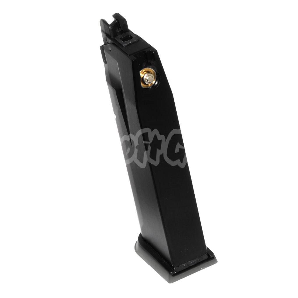 Airsoft WE (WE-TECH) 24rd Gas Magazine for Cybergun Swiss Arms P229 WE F228 F229 GBB Pistol Black