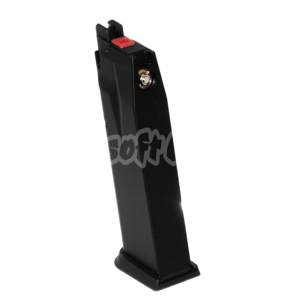 Airsoft Cybergun Swiss Arms 20rd Gas Magazine for WE F228 F229 Swiss Arms P229 GBB Pistol Black