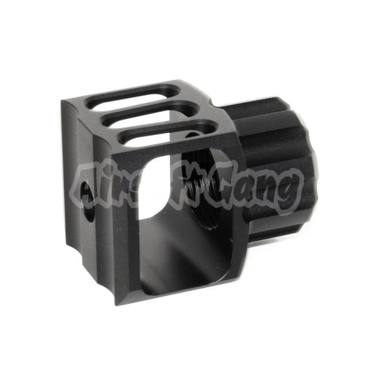5KU CNC Aluminium LAF-24 Style Muzzle Brake Flash Hider +24mm CW Black