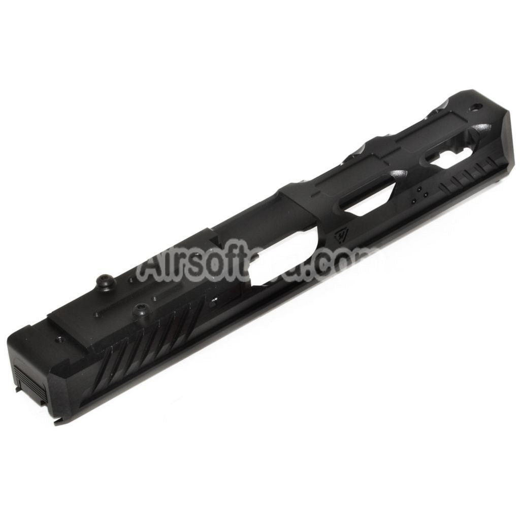 Airsoft 5KU CNC RMR Ready Barrel Slide Set For Tokyo Marui G17 Series GBB Pistols Black
