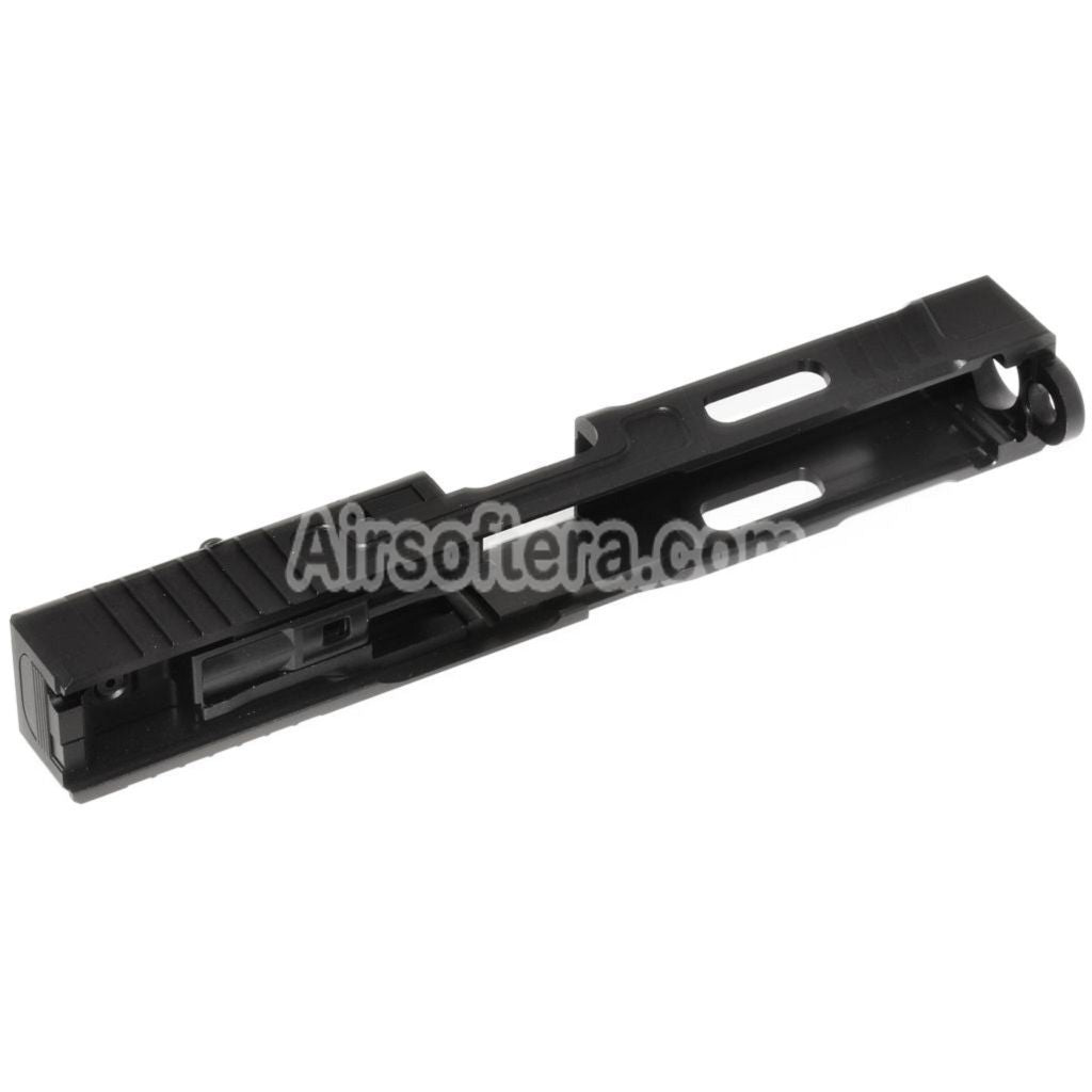 Airsoft 5KU CNC MK2 RMR Cut Barrel Slide Set For Tokyo Marui G17 Series GBB Pistols Black