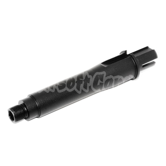 CYMA 4.5" Inches Short Outer Barrel Conjunction Tube -14mm CCW AEG Black