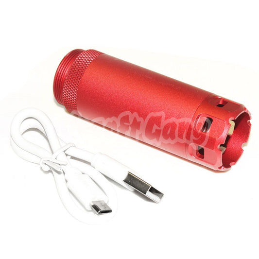 Airsoft 5KU Spitfire Tracer For WE Galaxy G-Series Pistol (+25mm CW threaded with USB) Red