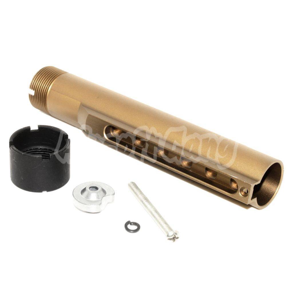 E&C 168mm 5-Position Extended Stock Pipe Buttstock Tube For E&C 416A5 Series AEG Rifle Dark Earth Tan