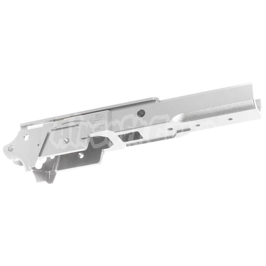 KF CNC Aluminum Middle Frame For Tokyo Marui Hi-Capa 5.1 Series GBB Pistol Silver
