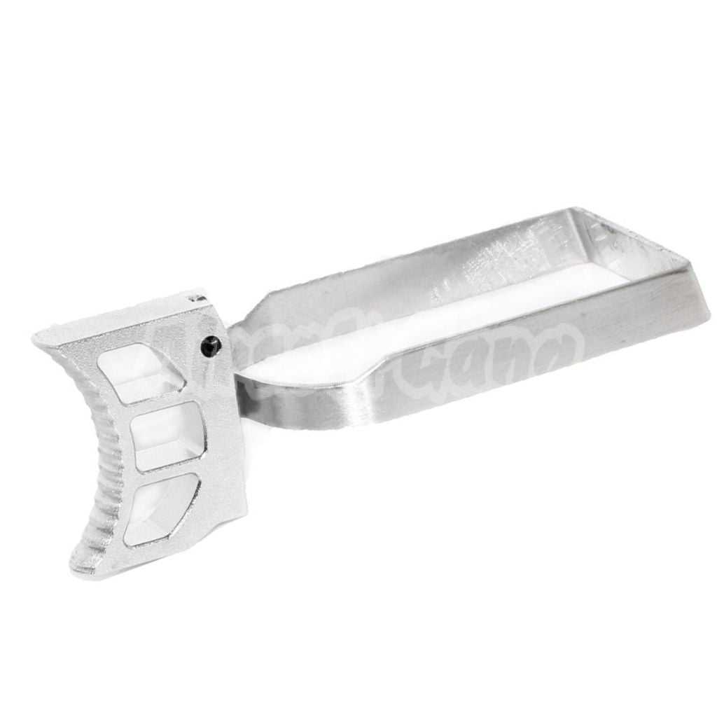 KF CNC Aluminum Trigger Kit For KJ AW WE Tokyo Marui Hi-Capa Series GBB Pistol Silver