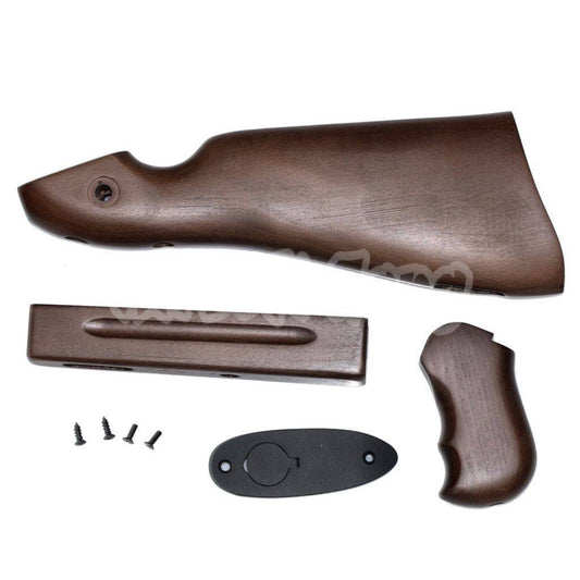 King Arms Real Wood Conversion Kit For CYMA King Arms Thompson M1A1 Series AEG