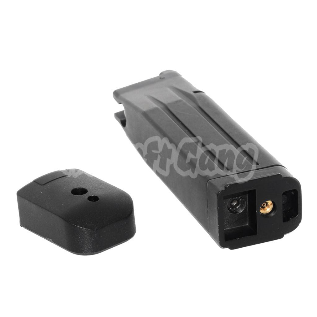 30rd Gas Magazine for BELL 789 ARMY R501 R601 R603 R604 / KJ KP-05 / Zeon / EMG SAI STI TTI / AW / WE / Tokyo Marui Hi-Capa GBB Pistol Black