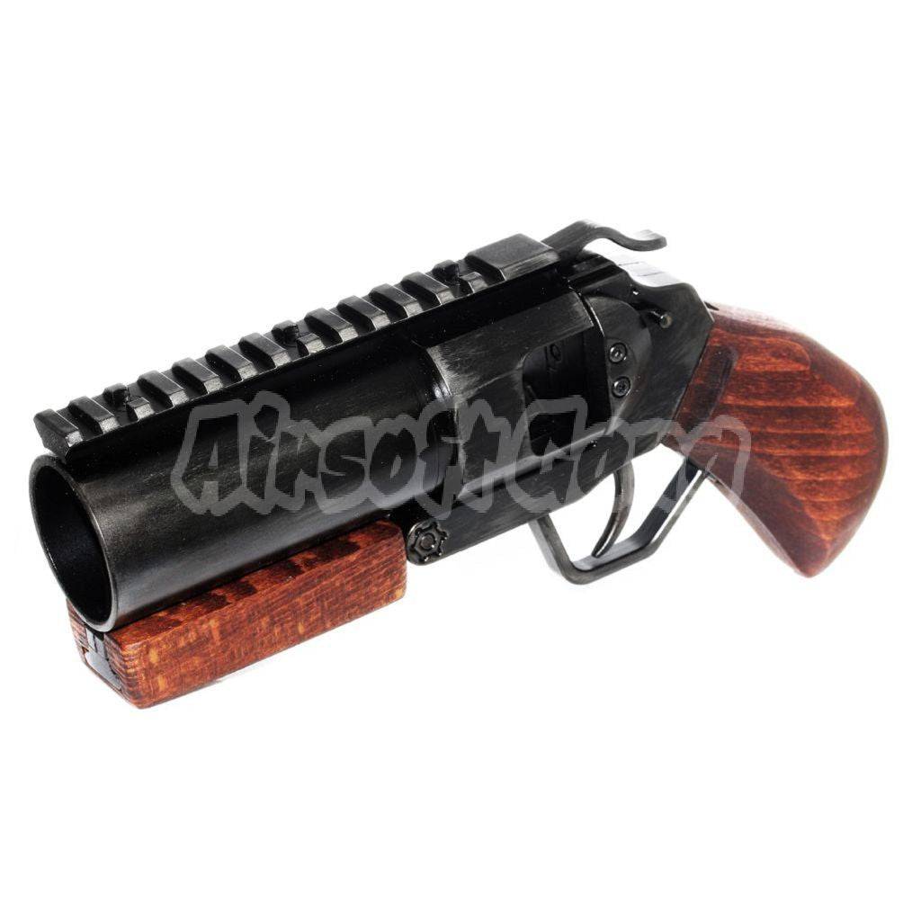 SG ShowGuns Tactical Real Wood Grip 40mm Pistol Grenade Launcher