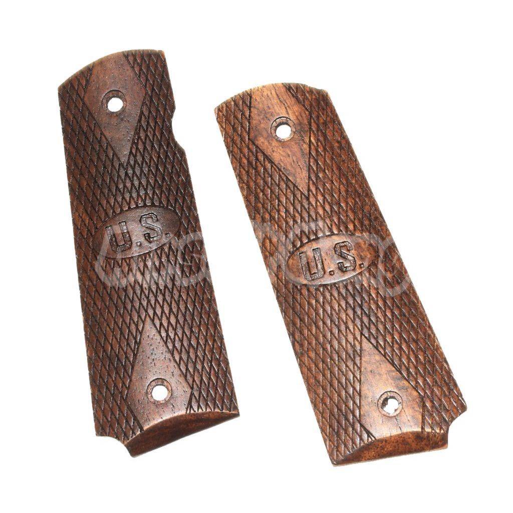 BOG US 1911 Pistol Wood Grip Cover For BELL ARMY AW WE KJ Tokyo Marui M1911 M.E.U SERIES 70 M45A1 WARRIOR GBB Pistol