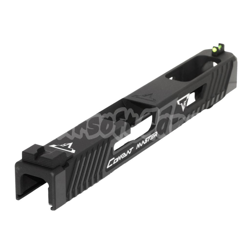 Airsoft APS EMG TTI CNC Combat Master Barrel Slide Set For SAI BLU Series APS ACP601 Tokyo Marui G17 GBB Pistols Black