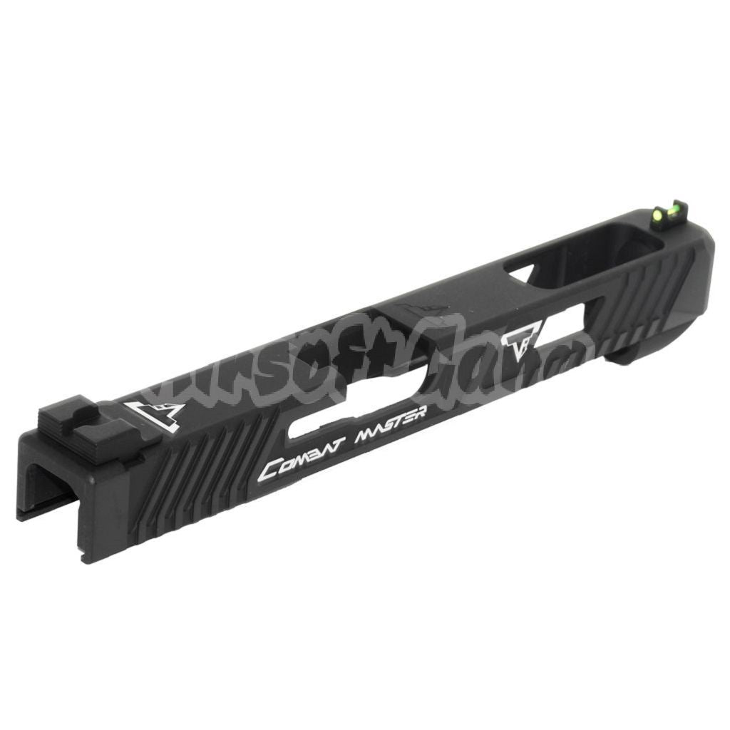 Airsoft APS EMG TTI CNC Combat Master Barrel Slide Set For Elite Force VFC Umarex G17 Gen4 GBB Pistols Black