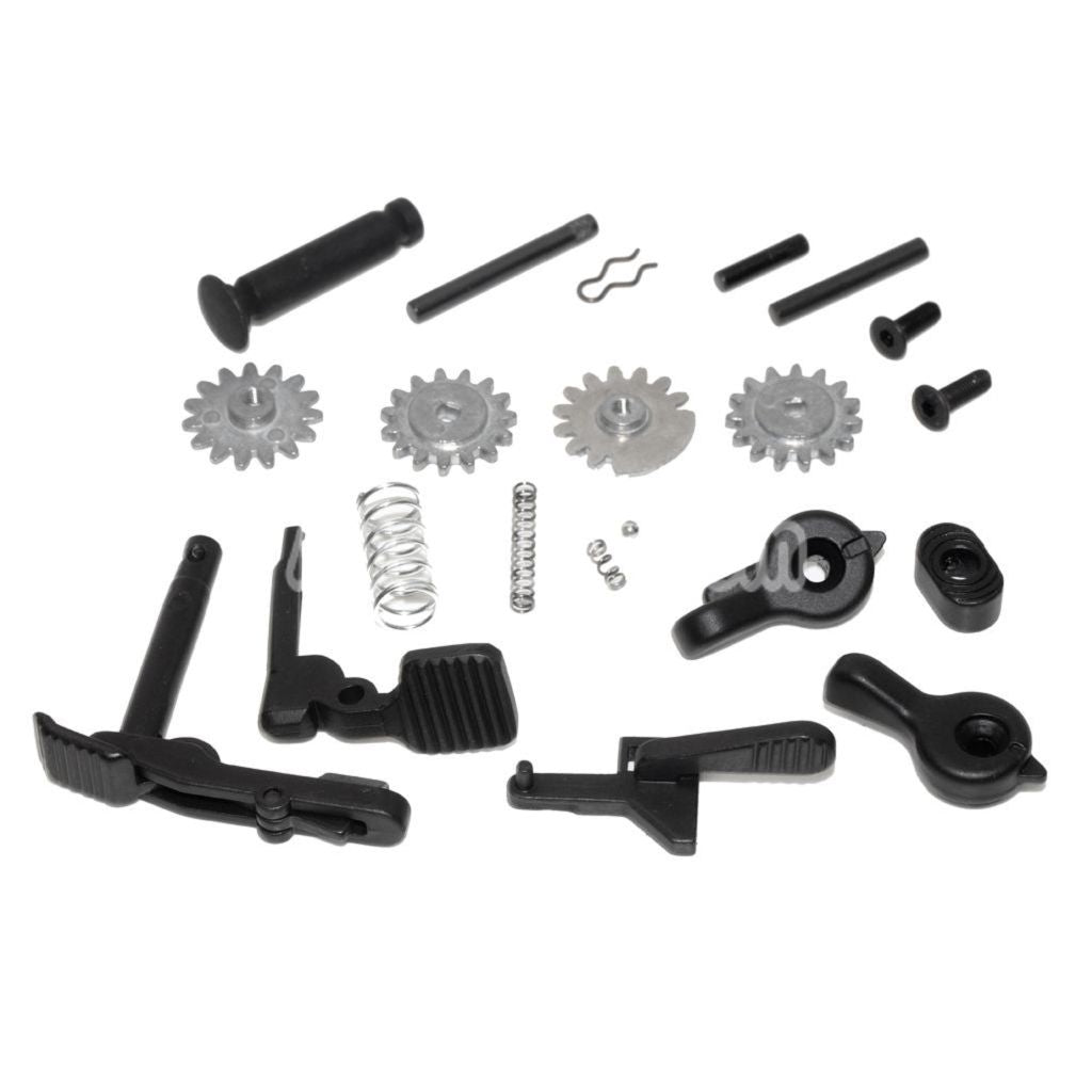 Airsoft E&C 416 A5 Upper Lower Metal Body Receiver For E&C Tokyo Marui 416 A5 M4 M16 Series AEG Rifles Black