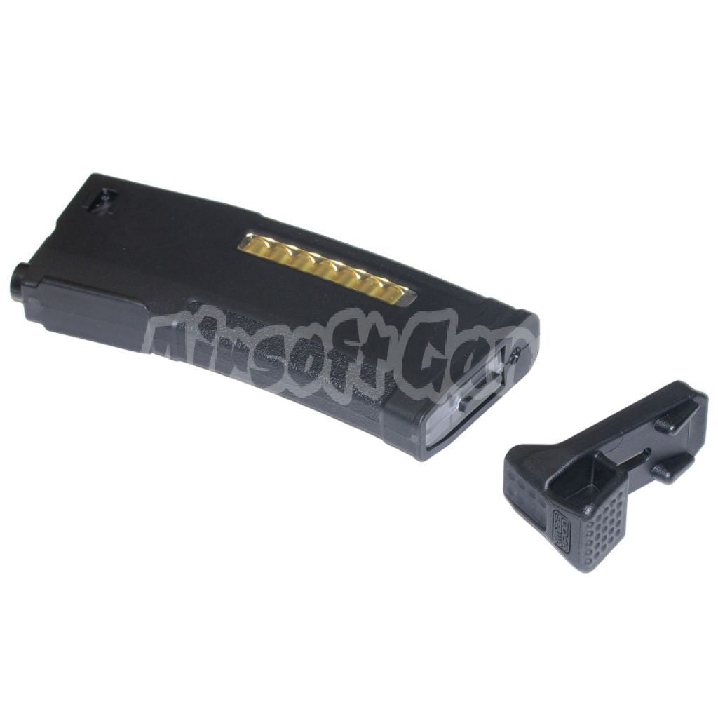 Airsoft PTS 150rd Mid-Cap EPM Enhanced Polymer Magazine with MAGPOD Base Plate For M4 M16 Series AEG Black