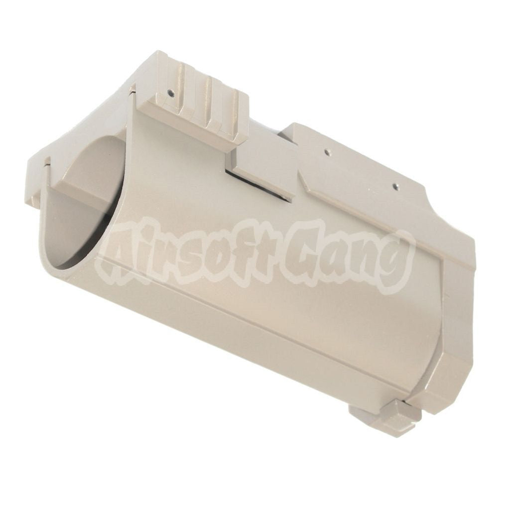 Airsoft 132mm Aluminium Gas Powered 40mm M203 Mini Grenade Launcher Dark Earth Tan