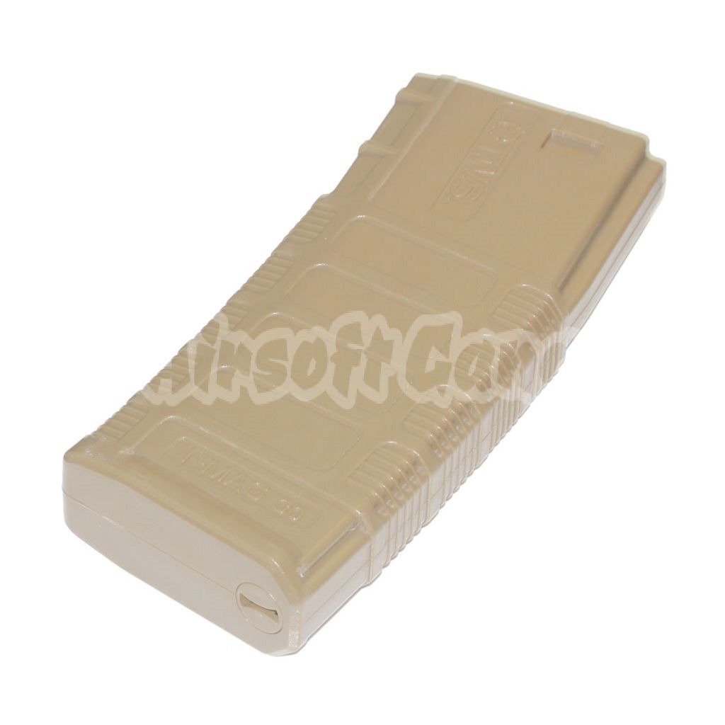 Airsoft King Arms 140rd TWS TMAG Mid-Cap Magazine for CYMA E&C ARES A&K Echo1 JG VFC ICS Classic Army G&P G&G Tokyo Marui, M4 M16 AEG Rifles Dark Earth Tan
