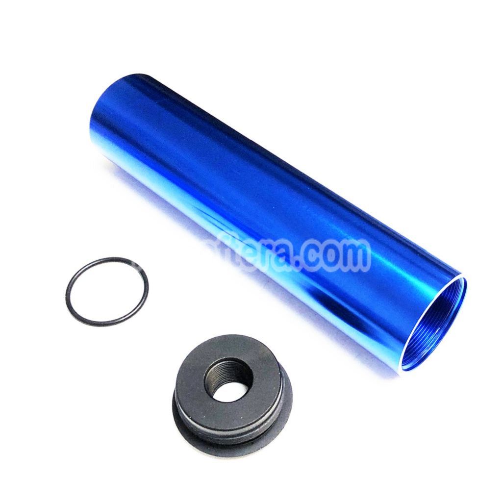 Airsoft 5KU 155mm Dummy Training Blue Can (Long Type) -14mm CCW Thread