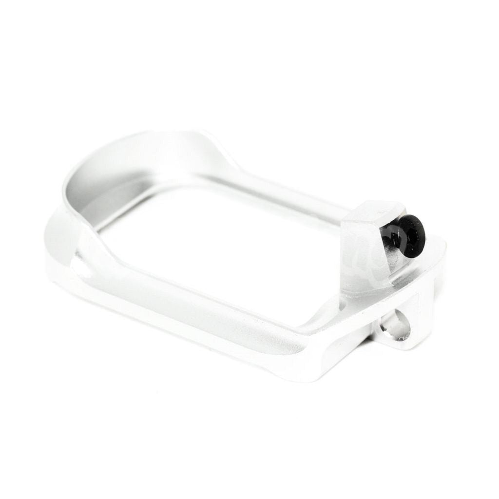 Airsoft 5KU CNC Aluminum Magwell Type-1 for Action Army AAP-01 GBB Pistol Silver